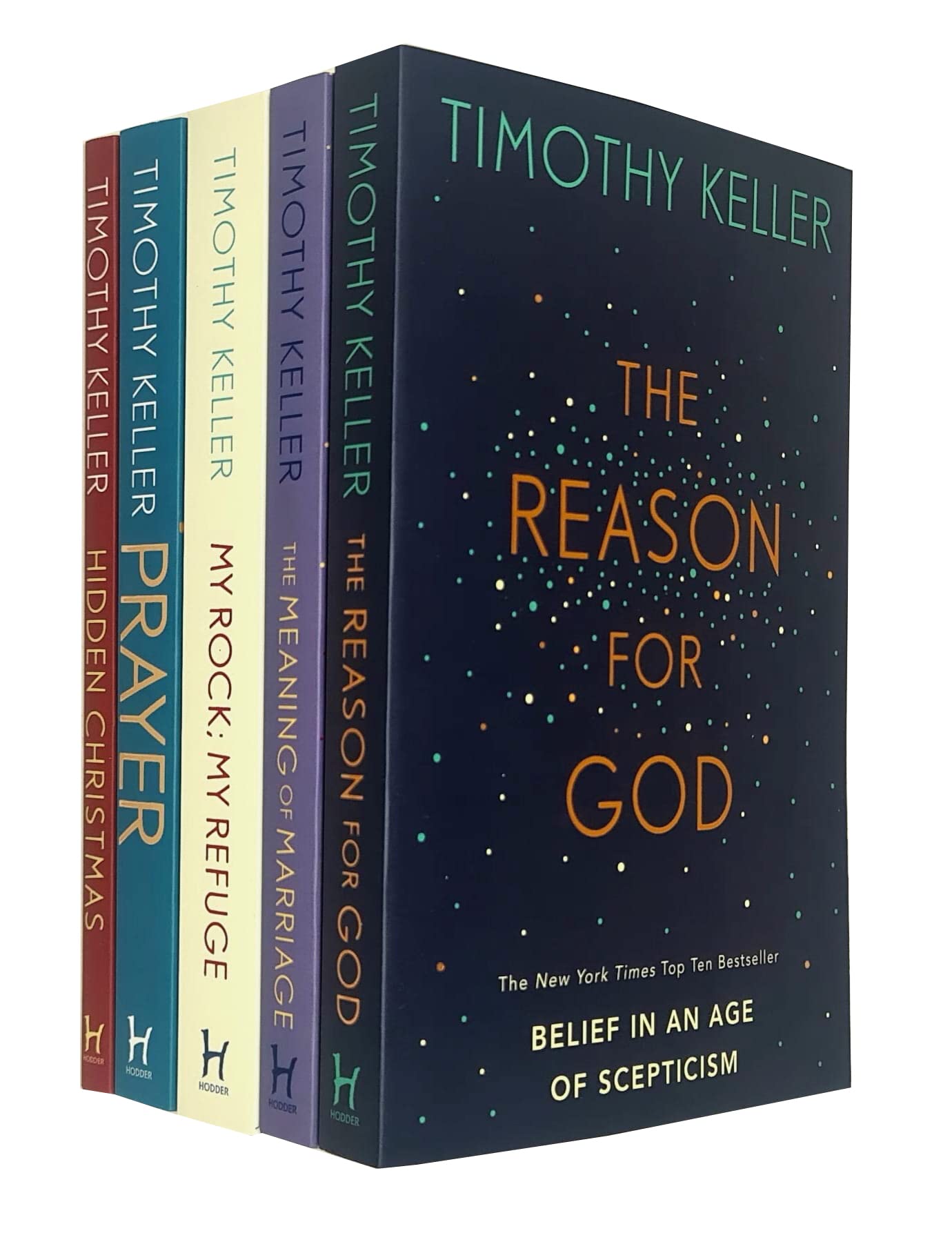 Timothy Keller 5 Books Collection Set Hidden Christmas, Prayer, My Rock My Refuge - Lets Buy Books