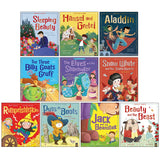 Fairytale Classics  10 Picture Flat Children Books Collection Set (Sleeping Beauty, Aladdin) - Lets Buy Books