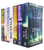 Nora Roberts Collection 7 Books Set Divine Evil, Honest Illusions, Year One Paperback - Lets Buy Books