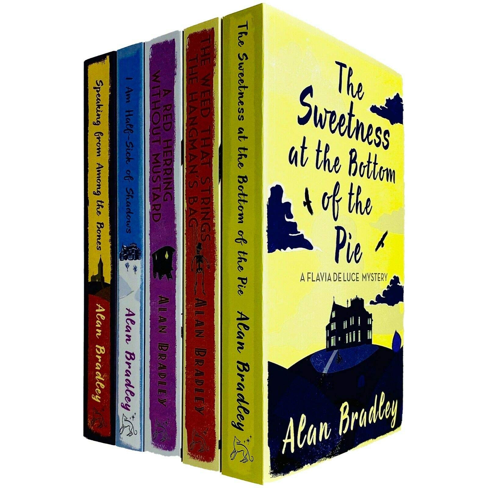 Flavia de Luce Mystery Series Books 1 - 5 Collection Set by Alan Bradley Paperback - Lets Buy Books
