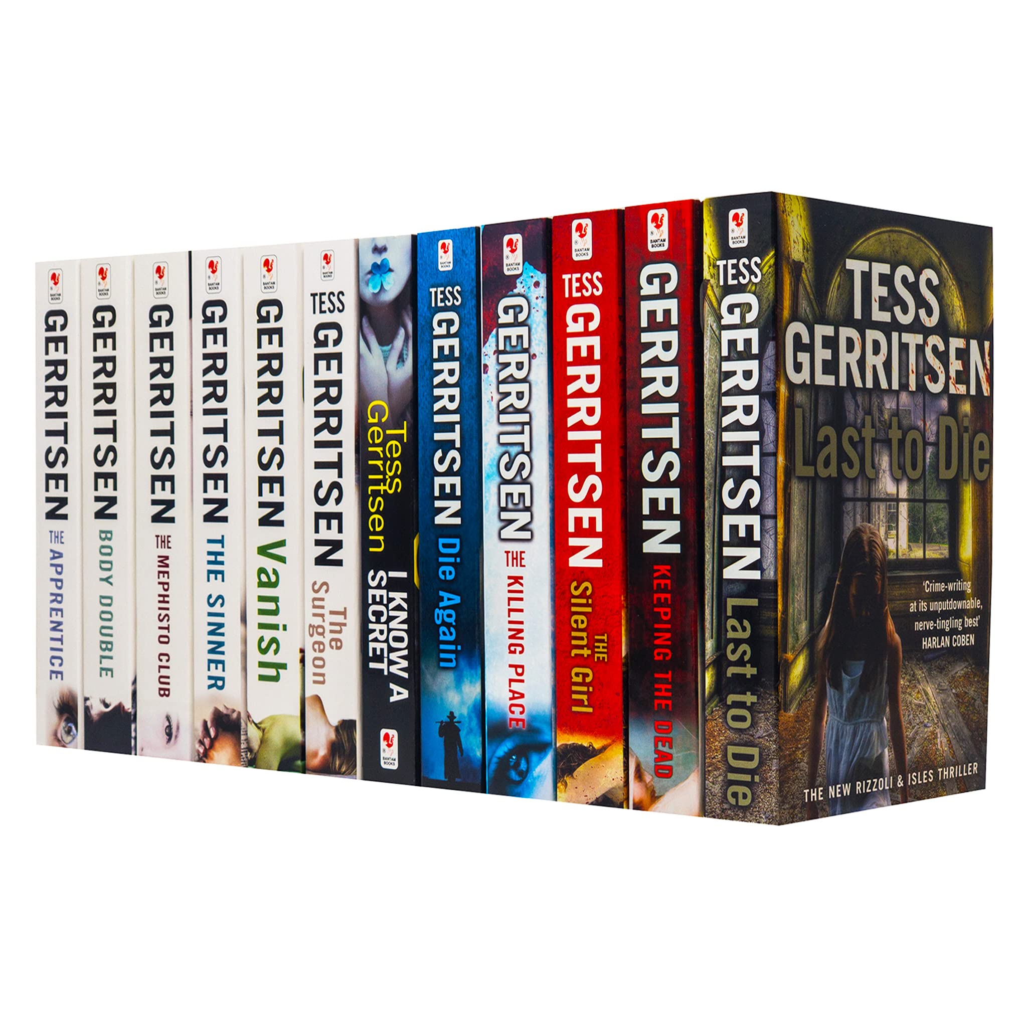Tess Gerritsen Rizzoli & Isles Thriller 12 Books Collection Set, Apprentice Paperback - Lets Buy Books