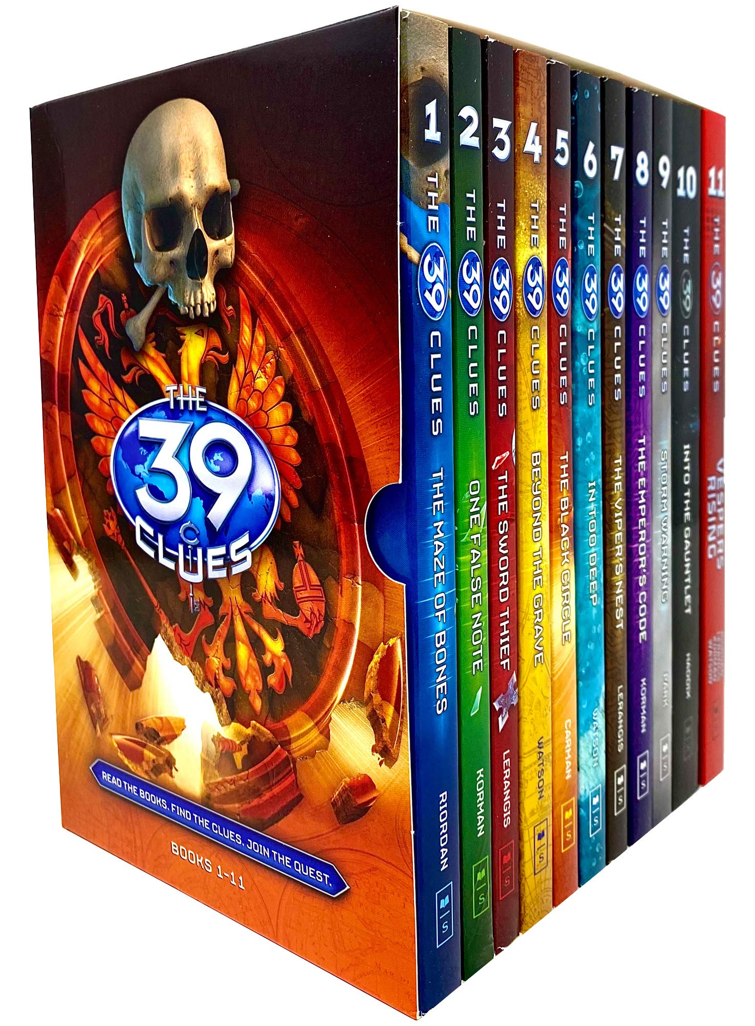 The 39 Clues Series Complete Collection Books 1 - 11 Box Set The Maze of Bones - Lets Buy Books