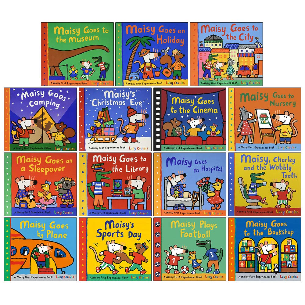 Maisy Mouse First Experience 15 Books Pack Collection Set by Lucy Cousins Paperback - Lets Buy Books