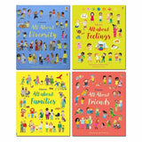 Usborne All About Feelings Friends and Families My First Books 4 Book Set - Lets Buy Books