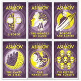 Isaac Asimov Robot Series 6 Books Collection Set (I, Robot, Robots of Dawn, Naked Sun) - Lets Buy Books