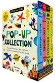 Curious Kids Pop-Up Collection 4 Books Set Stars and Space,Sea and Shore Hardcover - Lets Buy Books