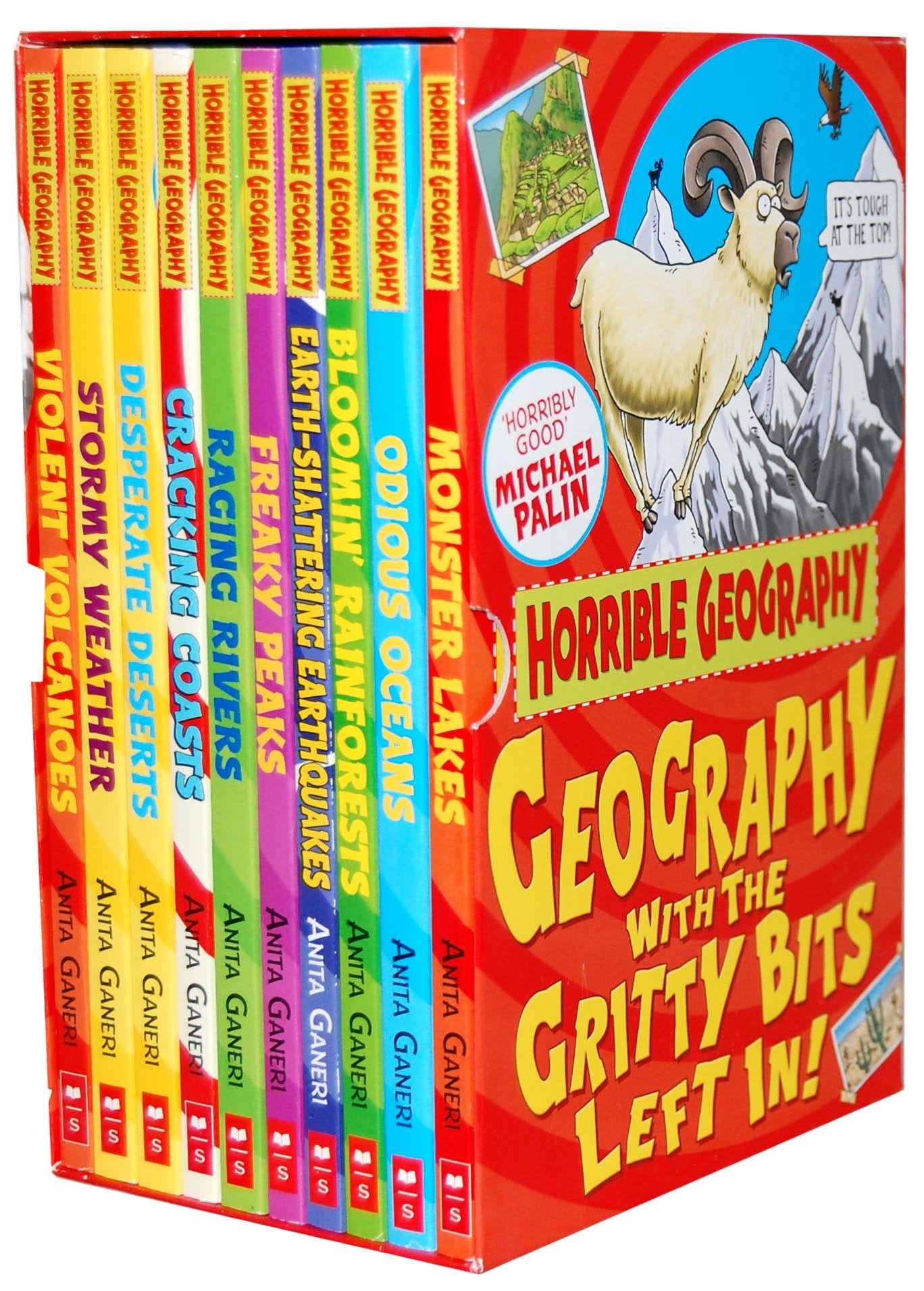 Horrible Geography Collection 10 Books Box Set by Anita Ganeri NEW Pack Paperback - Lets Buy Books