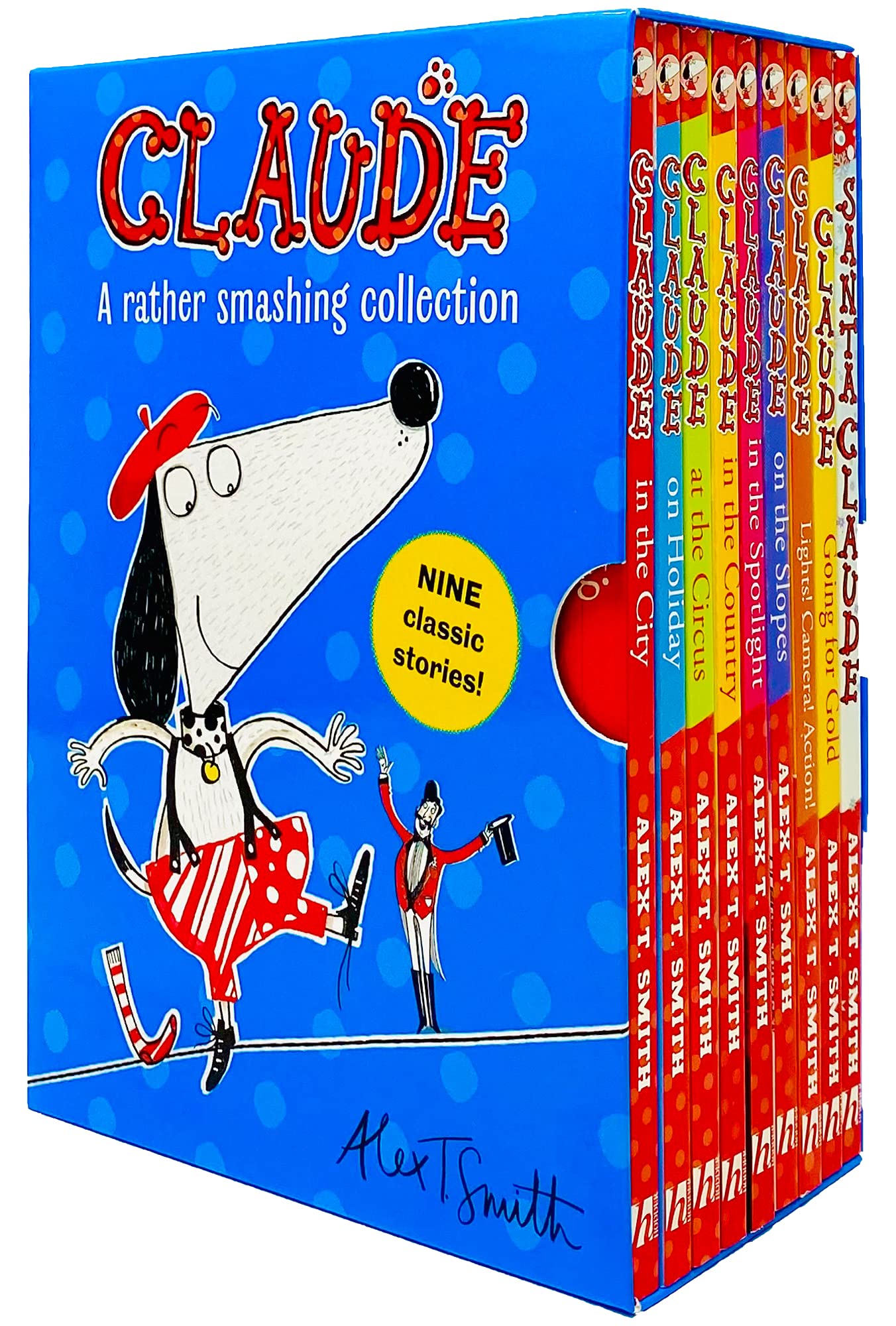 Claude A Rather Smashing Collection 9 Books Box Set by Alex T. Smith Claude on Holiday - Lets Buy Books