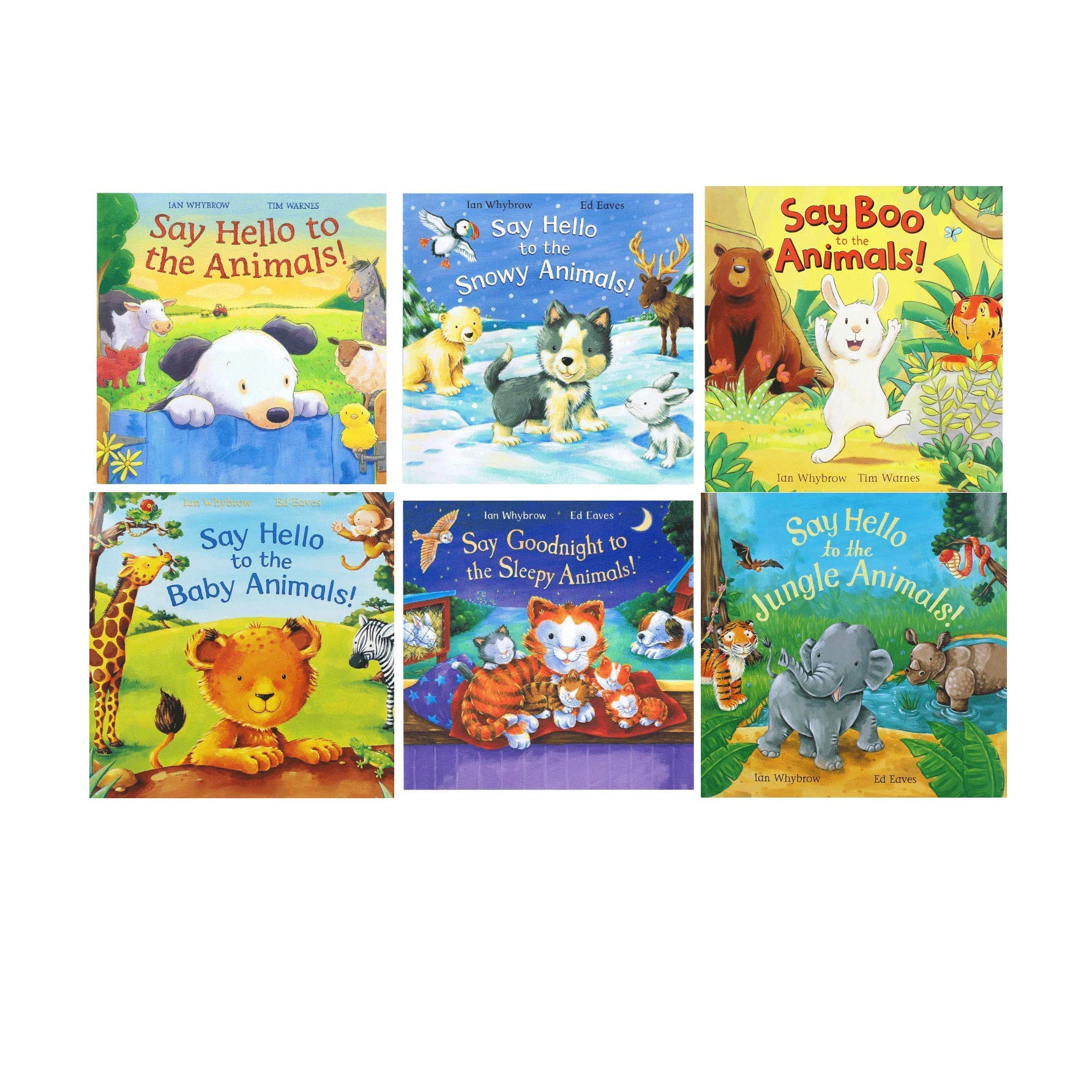 Say Hello to the Animals 6 Books Bundle Collection Set (Snowy Animals) Paperback - Lets Buy Books