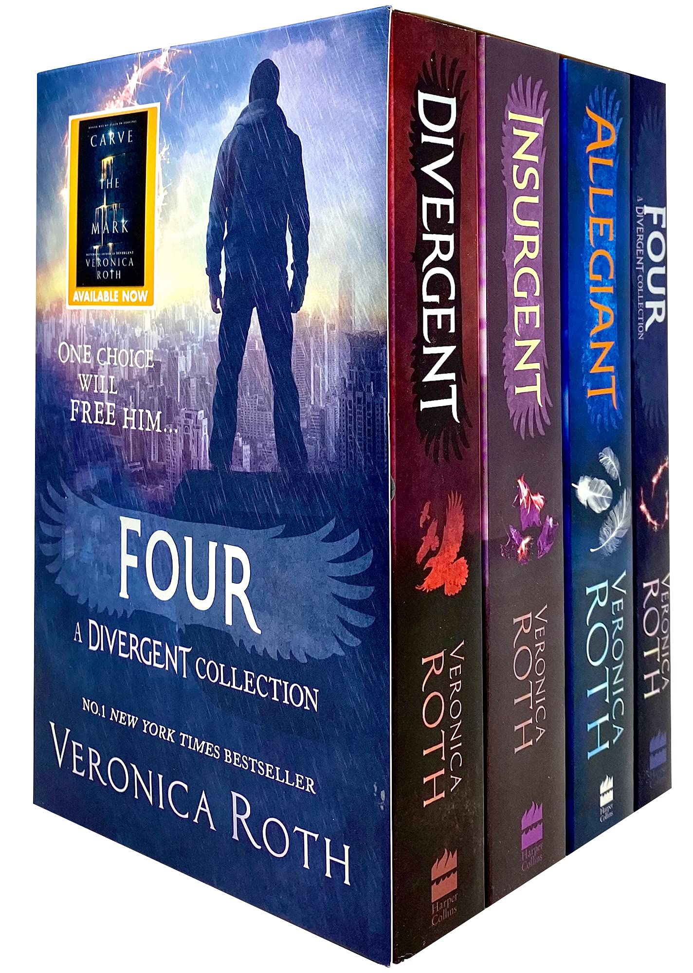 Divergent Series Complete 4 Books Collection Box Set by Veronica Roth Divergent - Lets Buy Books