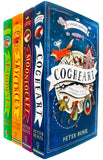 The Cogheart Adventures 4 Books Collection Set by Peter Bunzl ( Cogheart ) Paperback