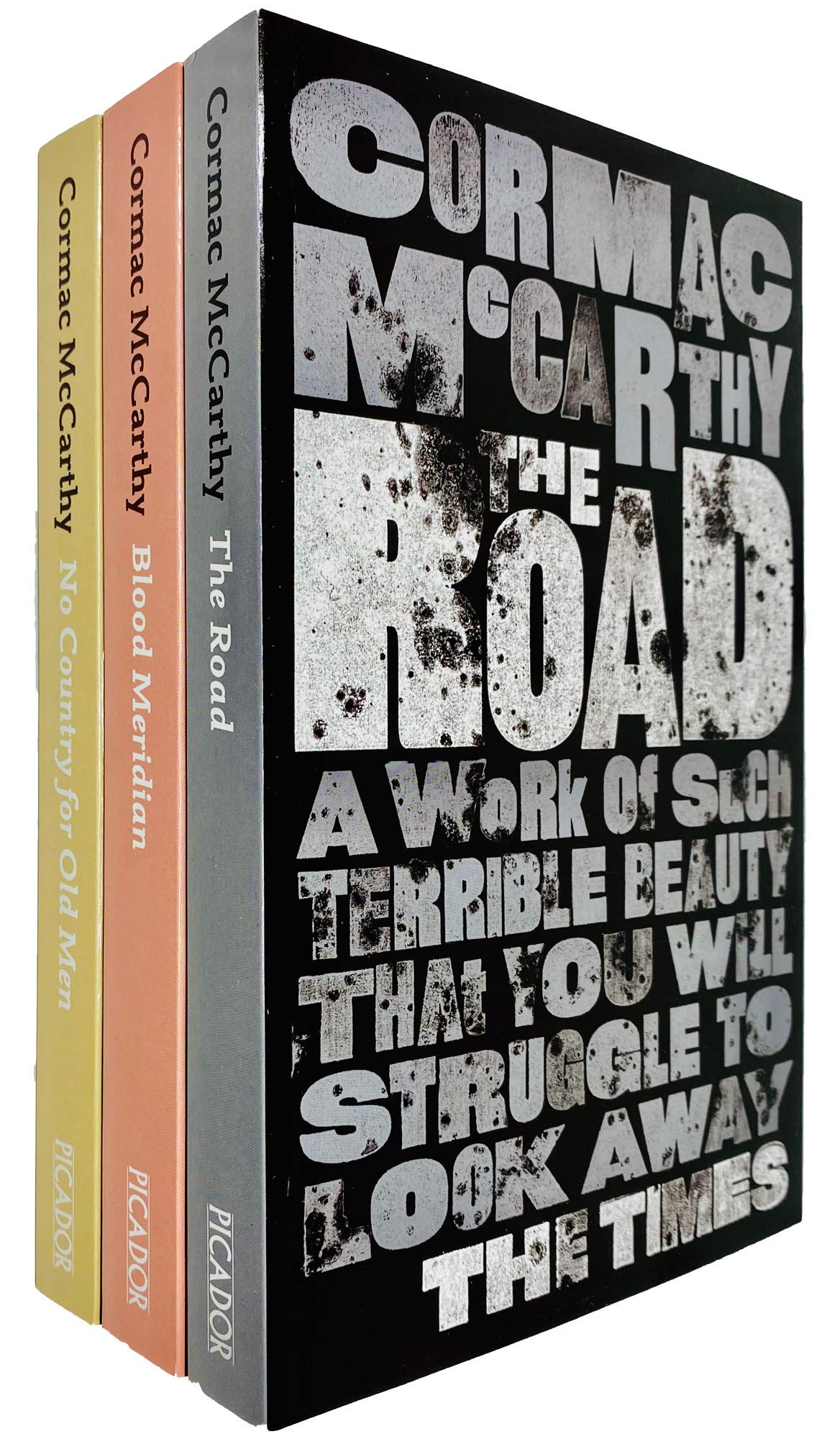 Cormac McCarthy 3 Books Collection Set (Road, Blood Meridian & More) Paperback - Lets Buy Books