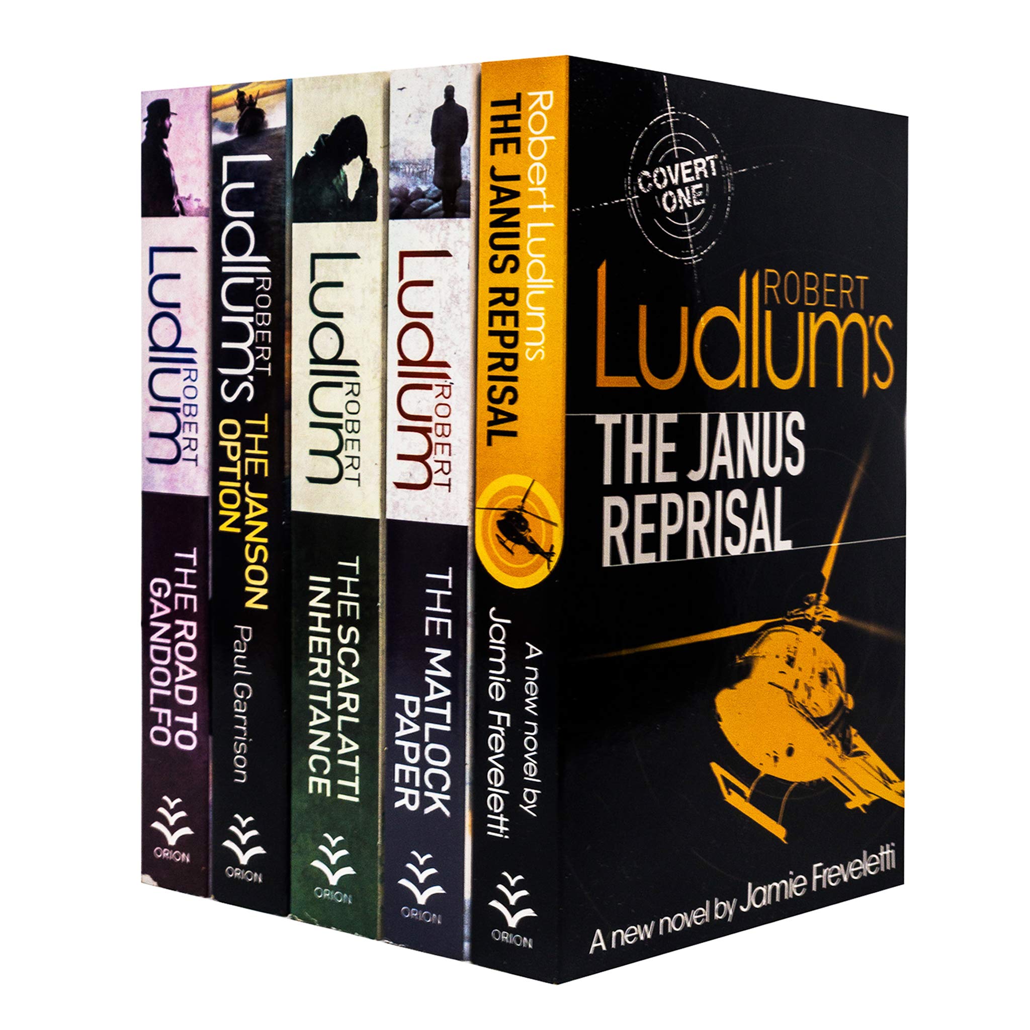 Robert Ludlum Collection 5 Books Set, Janus Reprisal, Matlock Paper, Paperback - Lets Buy Books