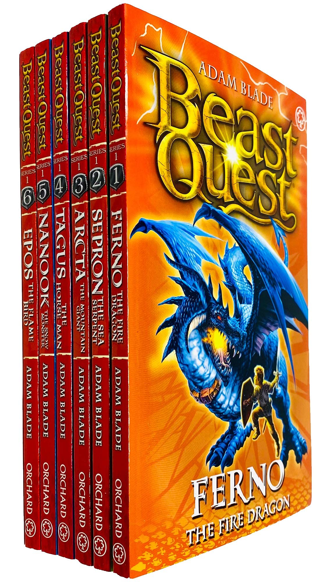Beast Quest 6 Books Collection Set by Adam Blade (Series 1) Paperback - Lets Buy Books