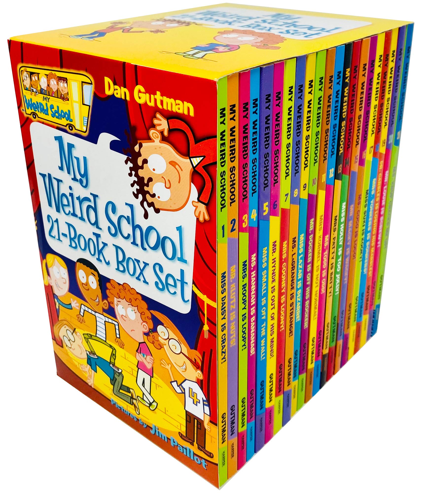 My Weird School 21 Collection Books Box Set by Dan Gutman Paperback - Lets Buy Books