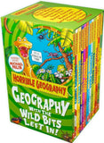 Geography with the Wild Bits Left in! 10 Books ( Horrible Geography ) Paperback - Lets Buy Books