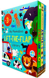 My Peekaboo Lift Flap Library 3 Books Collection Box Set ( Things That Go, Animals, Farm )