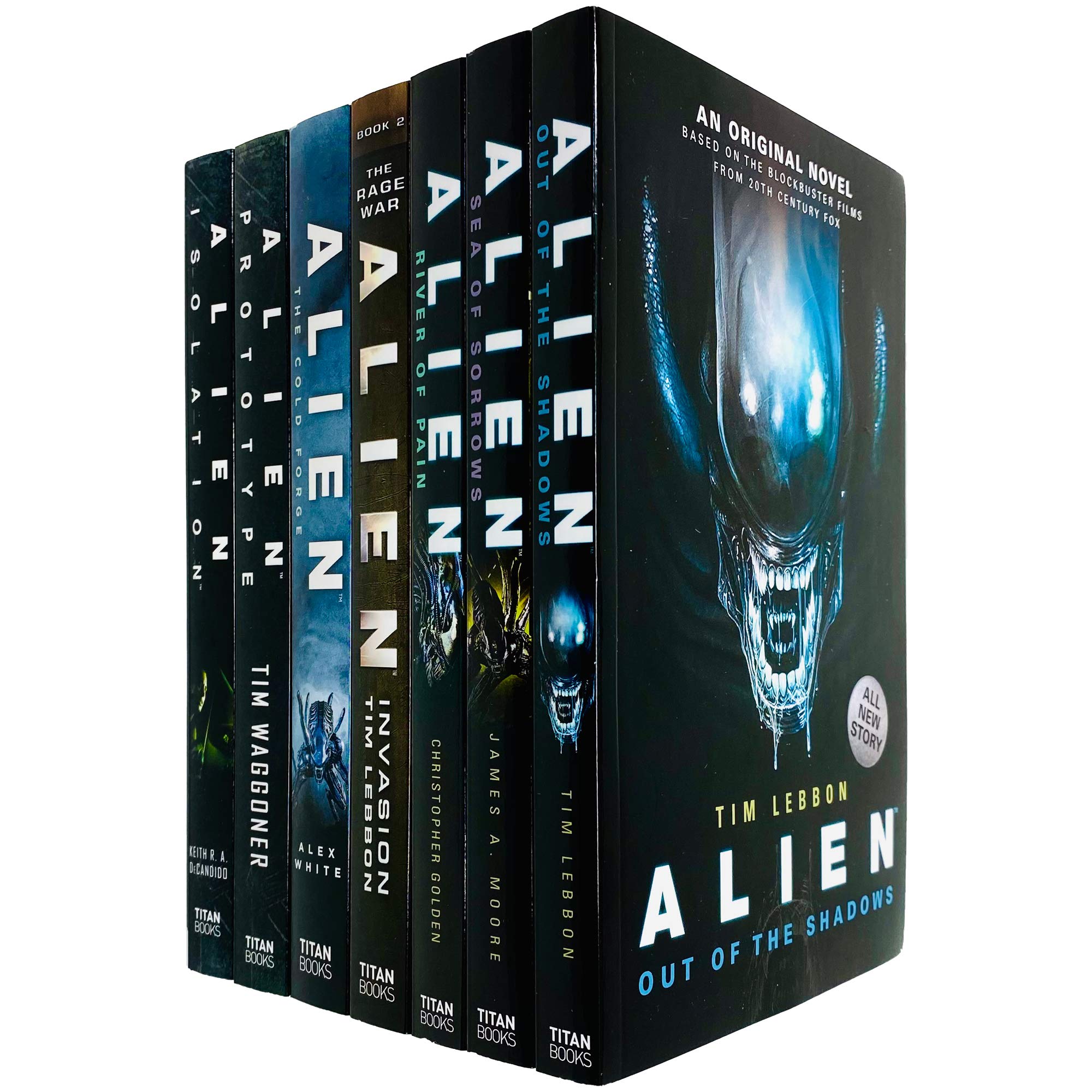 Alien Series 7 Books Collection Set Out of the Shadows, Sea of Soccows, River of Pain - Lets Buy Books