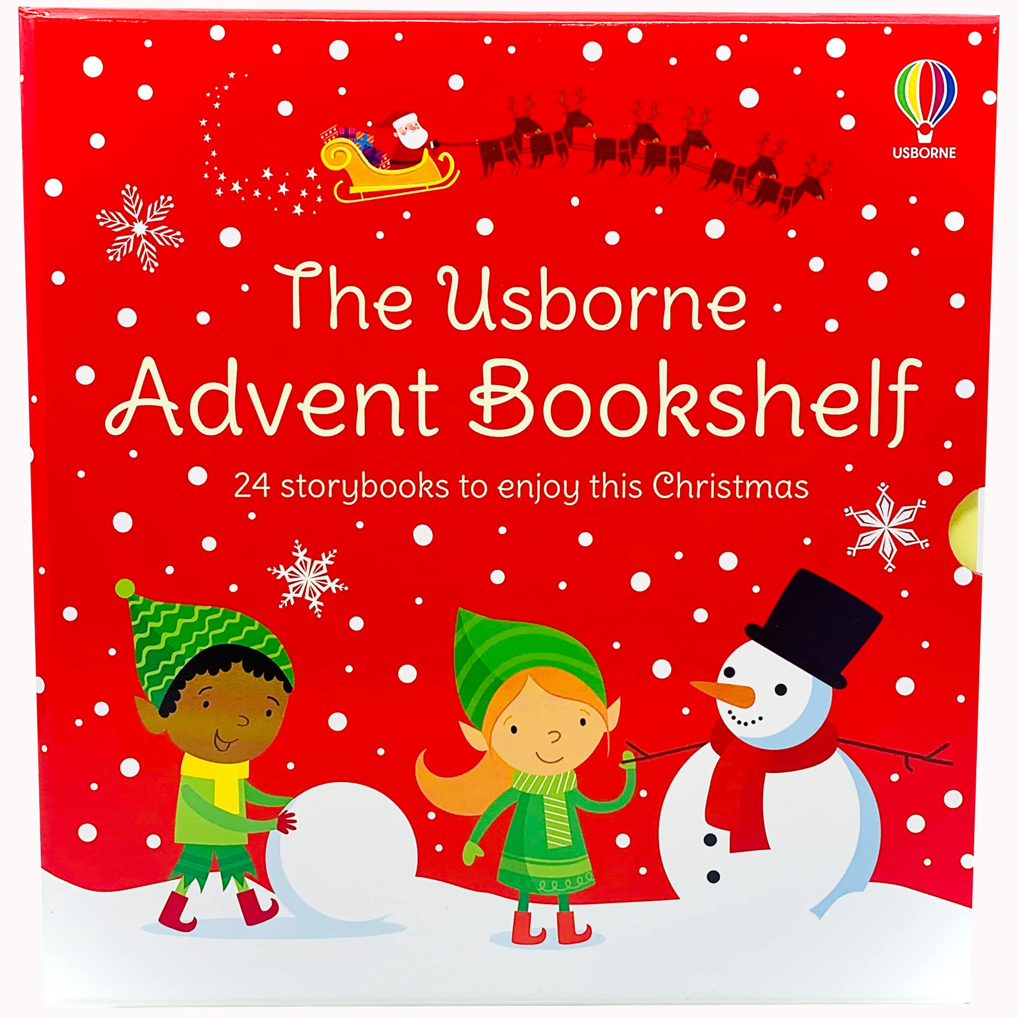 The Usborne Advent Bookshelf 24 Storybooks to enjoy this Christmas Box Set - Lets Buy Books