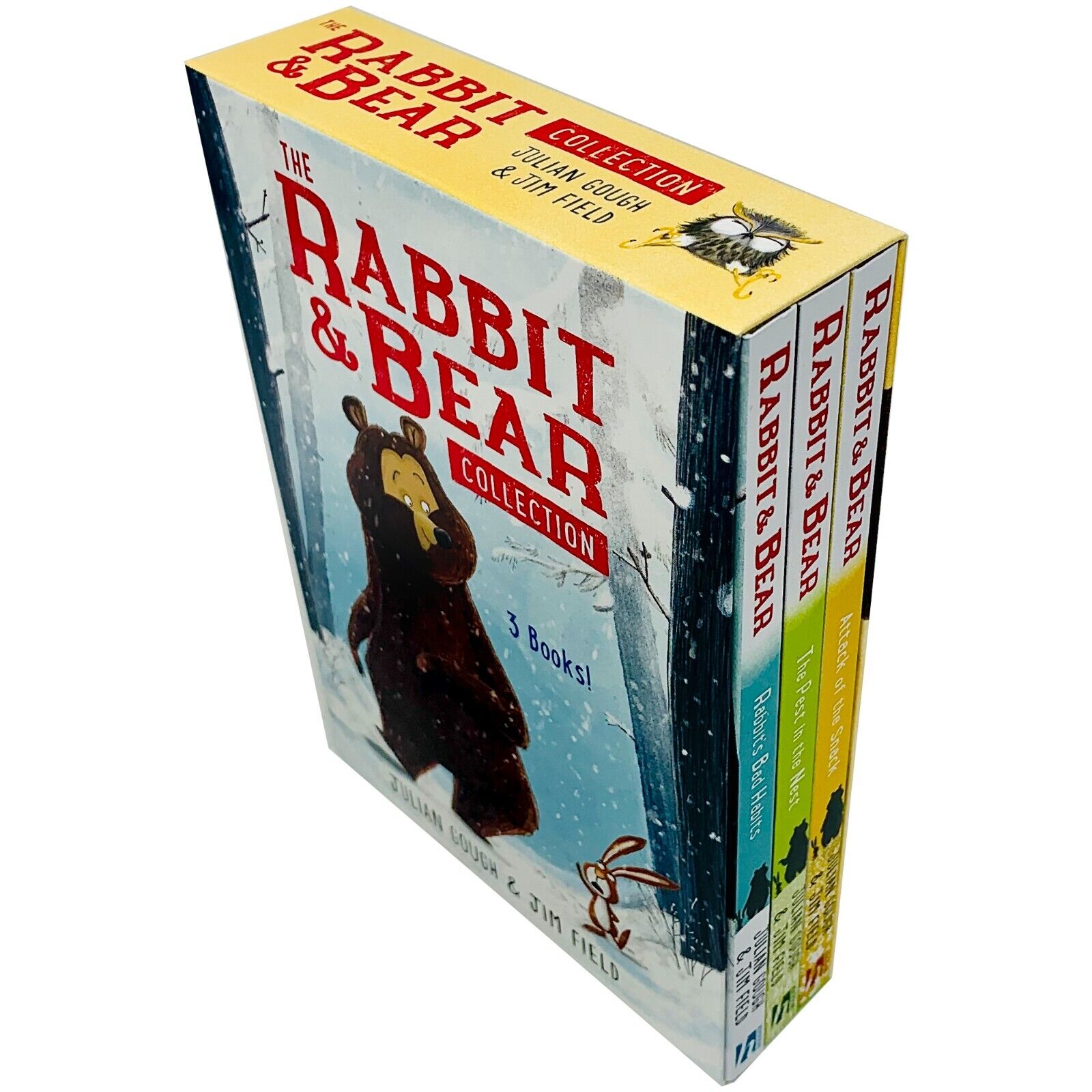 The Rabbit & Bear Collection (Attack of Snack, Pest in Nest) by Julian Gough & Jim Field - Lets Buy Books