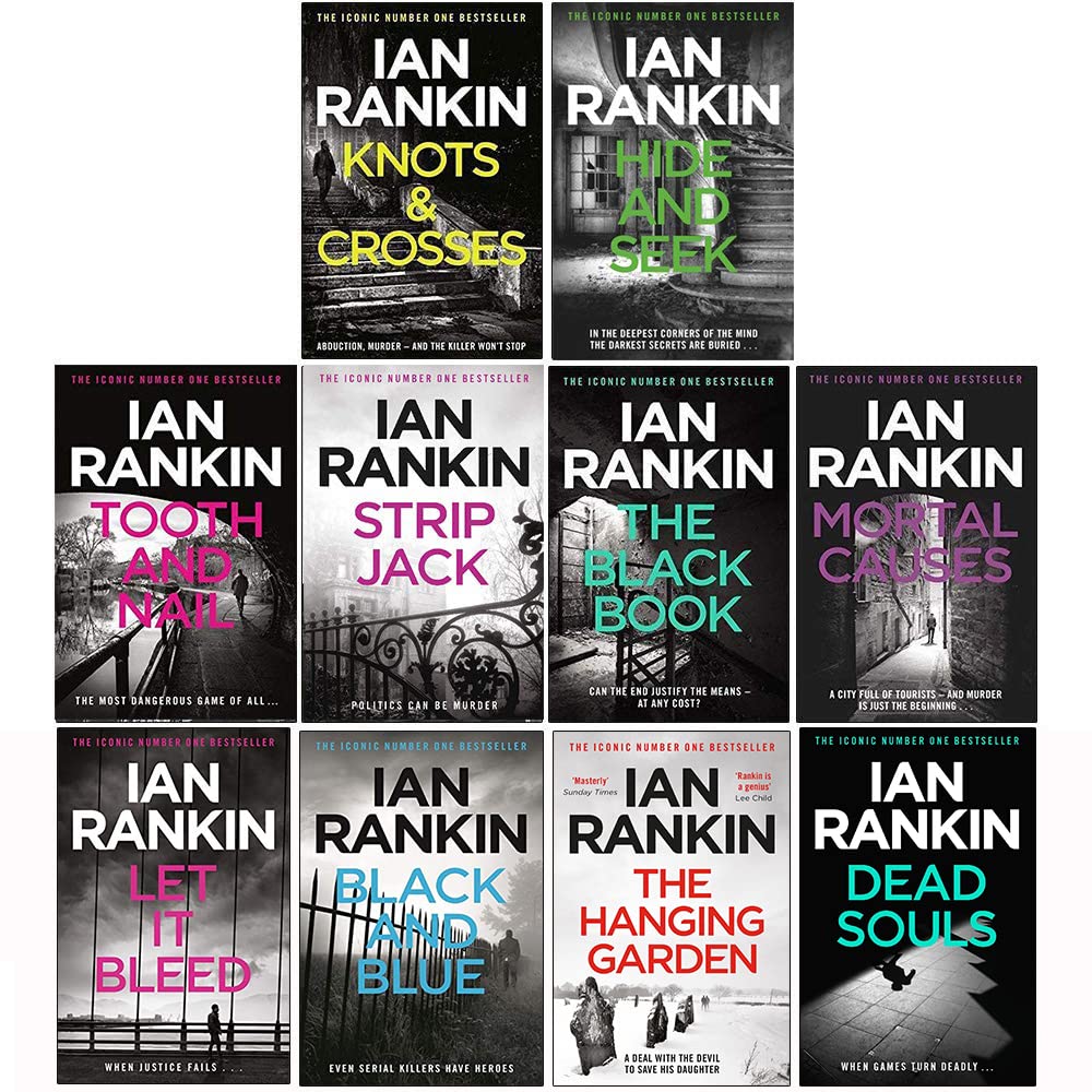 Ian Rankin Inspector Rebus Series Collection 10 Books Set (Knots And Crosses) - Lets Buy Books
