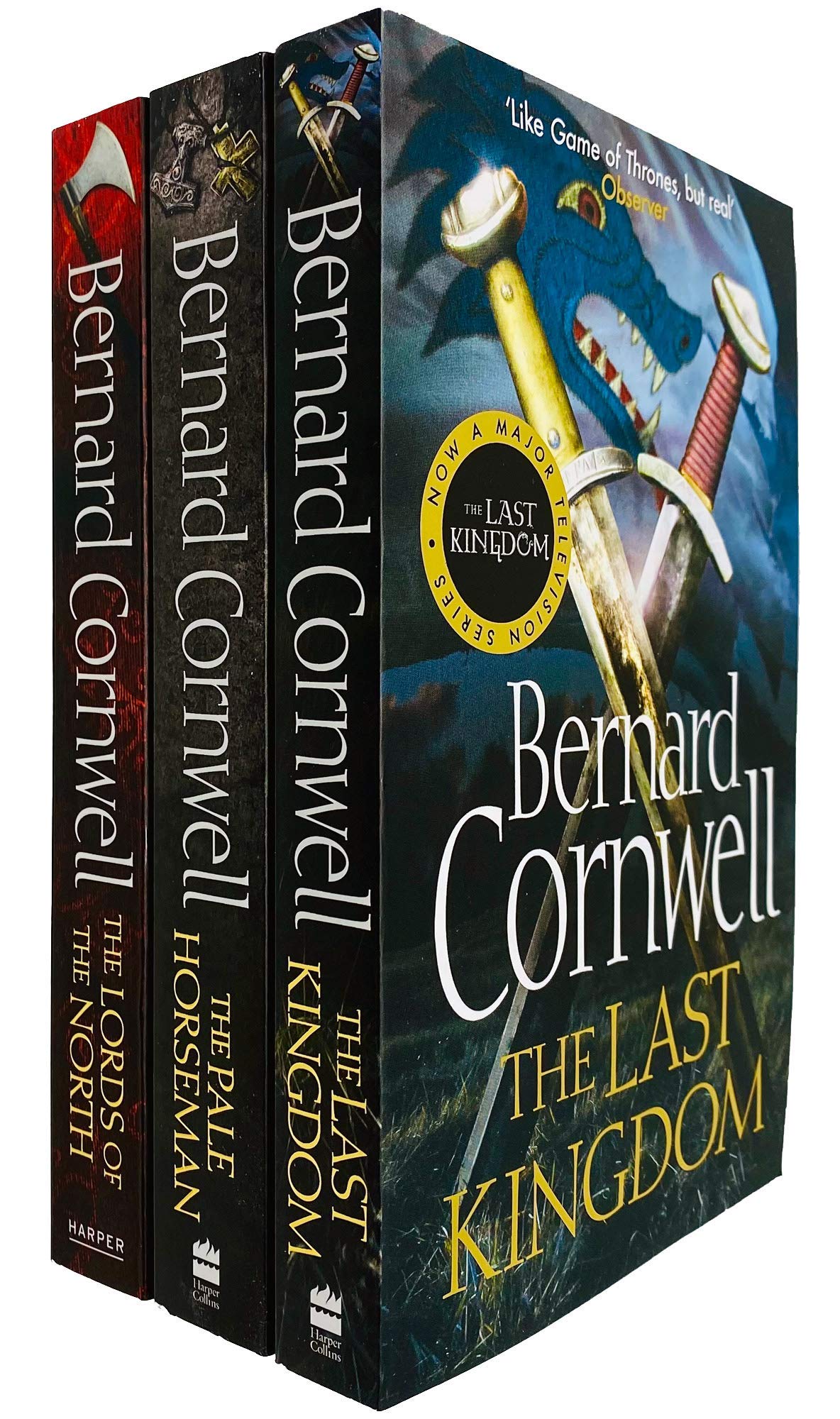 The Last Kingdom Series Series Books 1 - 3 Collection Set by Bernard Cornwell Paperback - Lets Buy Books