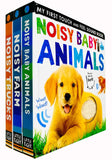 My First Touch and Feel Sound Series 3 Books Collection Set by Little Tiger, Hardcover - Lets Buy Books