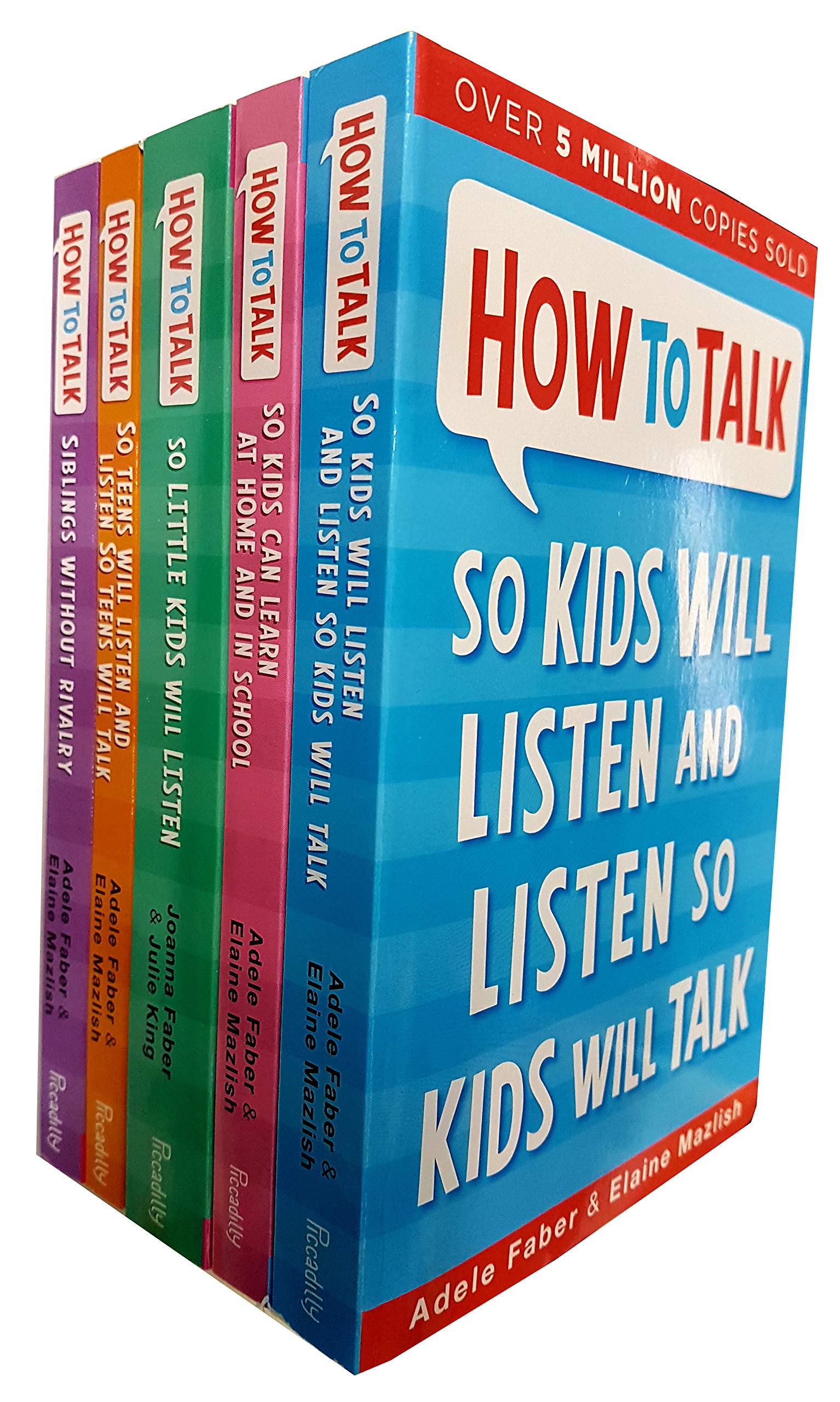 How to Talk Series 5 Books Collection Set By Adele Faber & Elaine Mazlish Paperback - Lets Buy Books