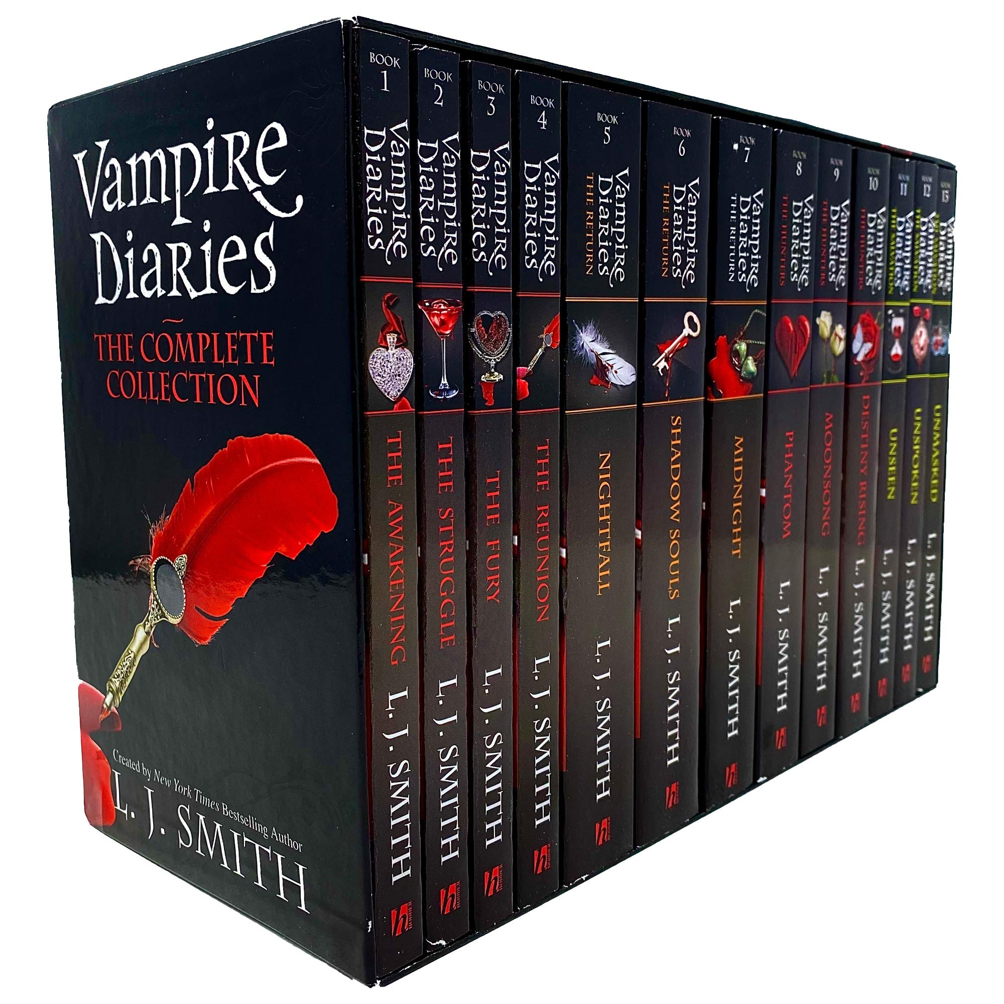 Vampire Diaries Complete Collection Books 1 - 13 Box Set by L. J. Smith Paperback - Lets Buy Books