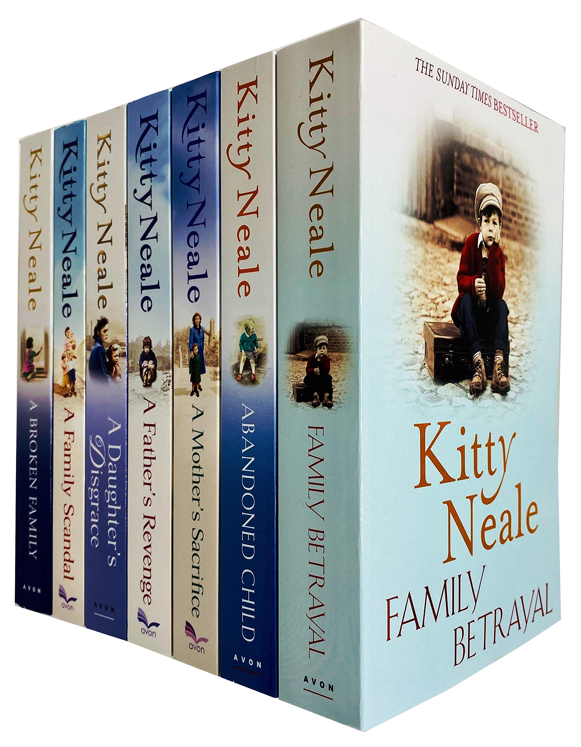 Kitty Neale Collection 7 Books Set (Family Betrayal, Abandoned Child Mother’s Sacrifice) - Lets Buy Books
