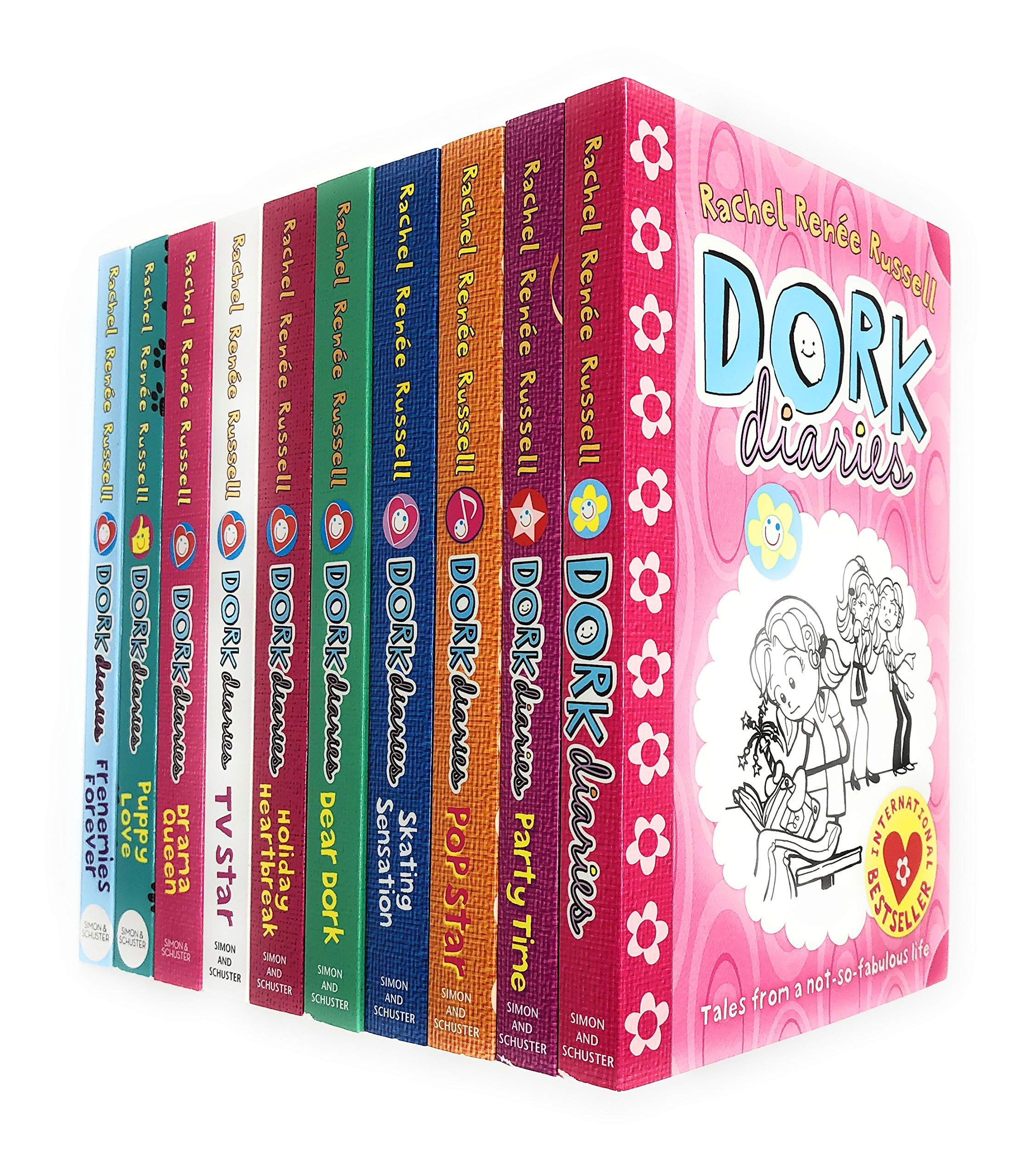Dork Diaries Collection 10 Books Collection Set HOLIDAY HEARTBREAK Paperback - Lets Buy Books