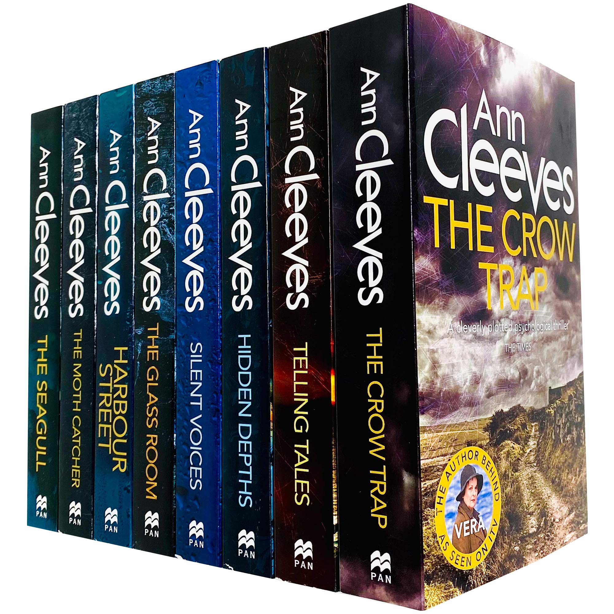 Ann Cleeves The Seagull TV Vera Stanhope 8 Books Collection Set Paperback NEW - Lets Buy Books