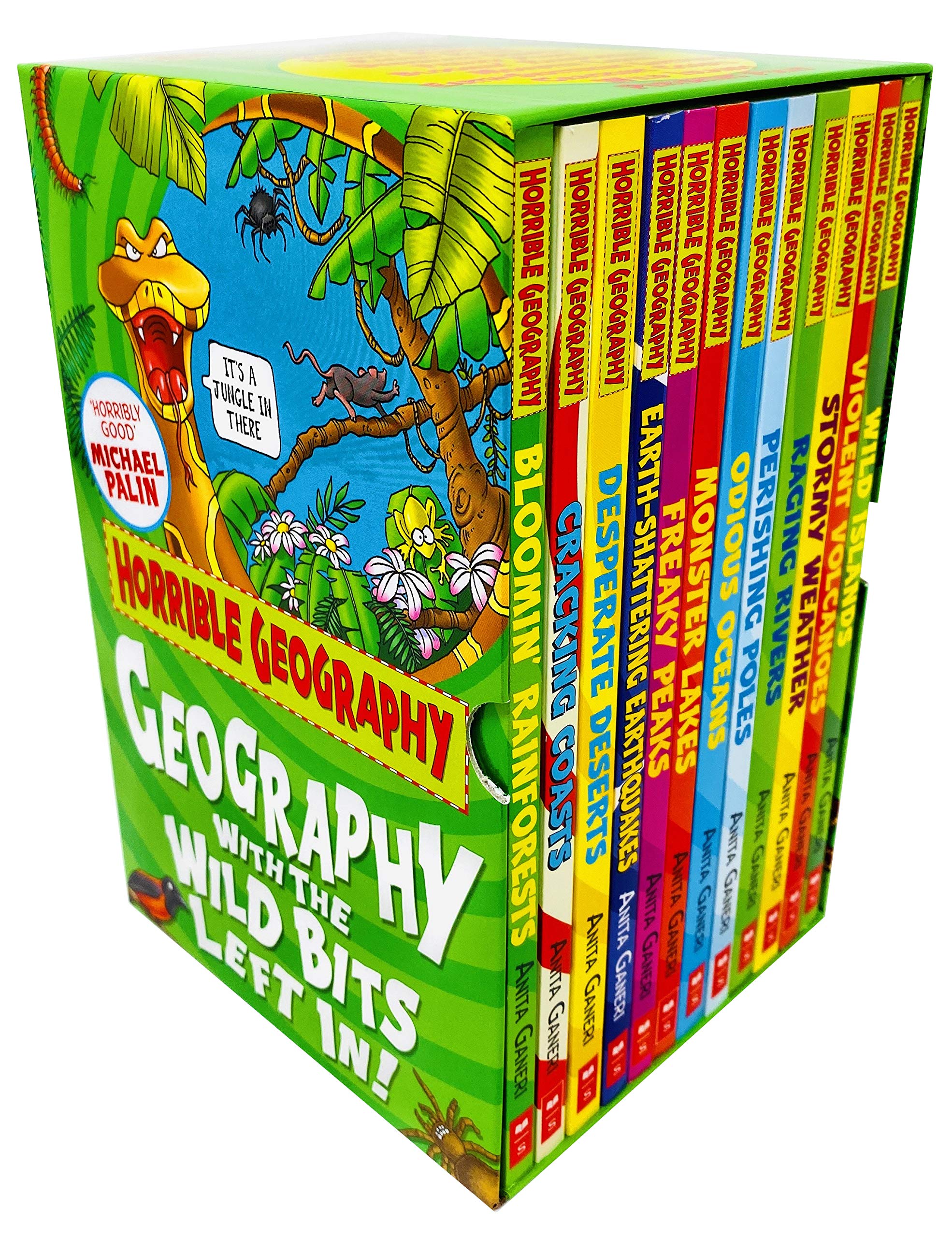 Horrible Geography 12 Books Box Collection Set by Anita Ganeri Paperback ( Wild Islands ) - Lets Buy Books