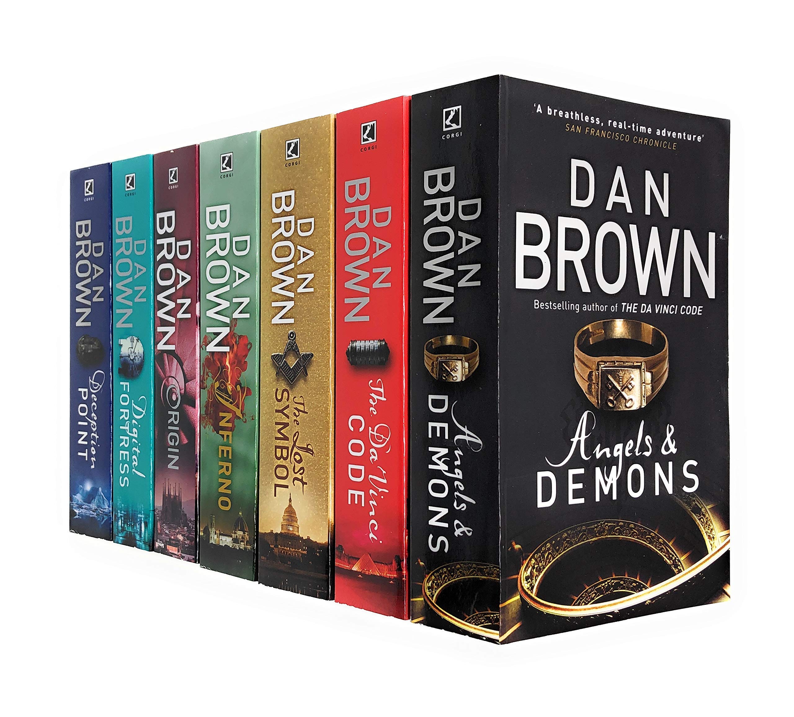 Robert Langdon Series Collection 7 Books Set By Dan Brown | Da Vinci Code | Lost Symbol - Lets Buy Books