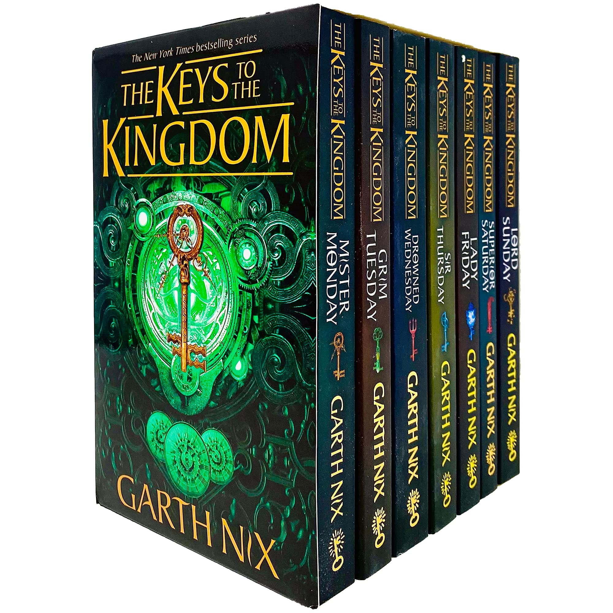 The Keys to the Kingdom Complete Series Books 1-7 Collection Box Set by Garth Nix - Lets Buy Books