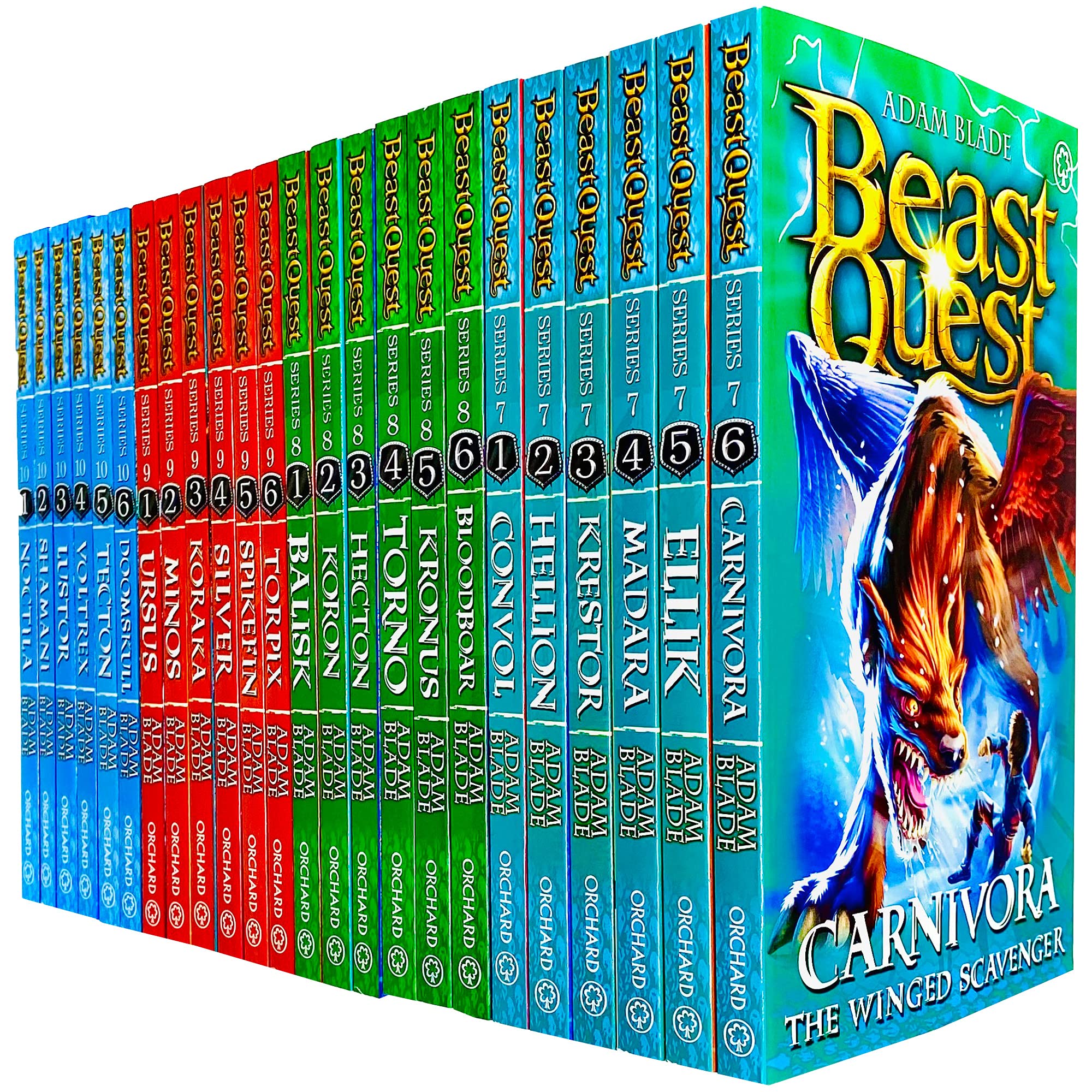 Beast Quest 24 Books Collection Set Series 7-10 by Adam Blade Paperback - Lets Buy Books