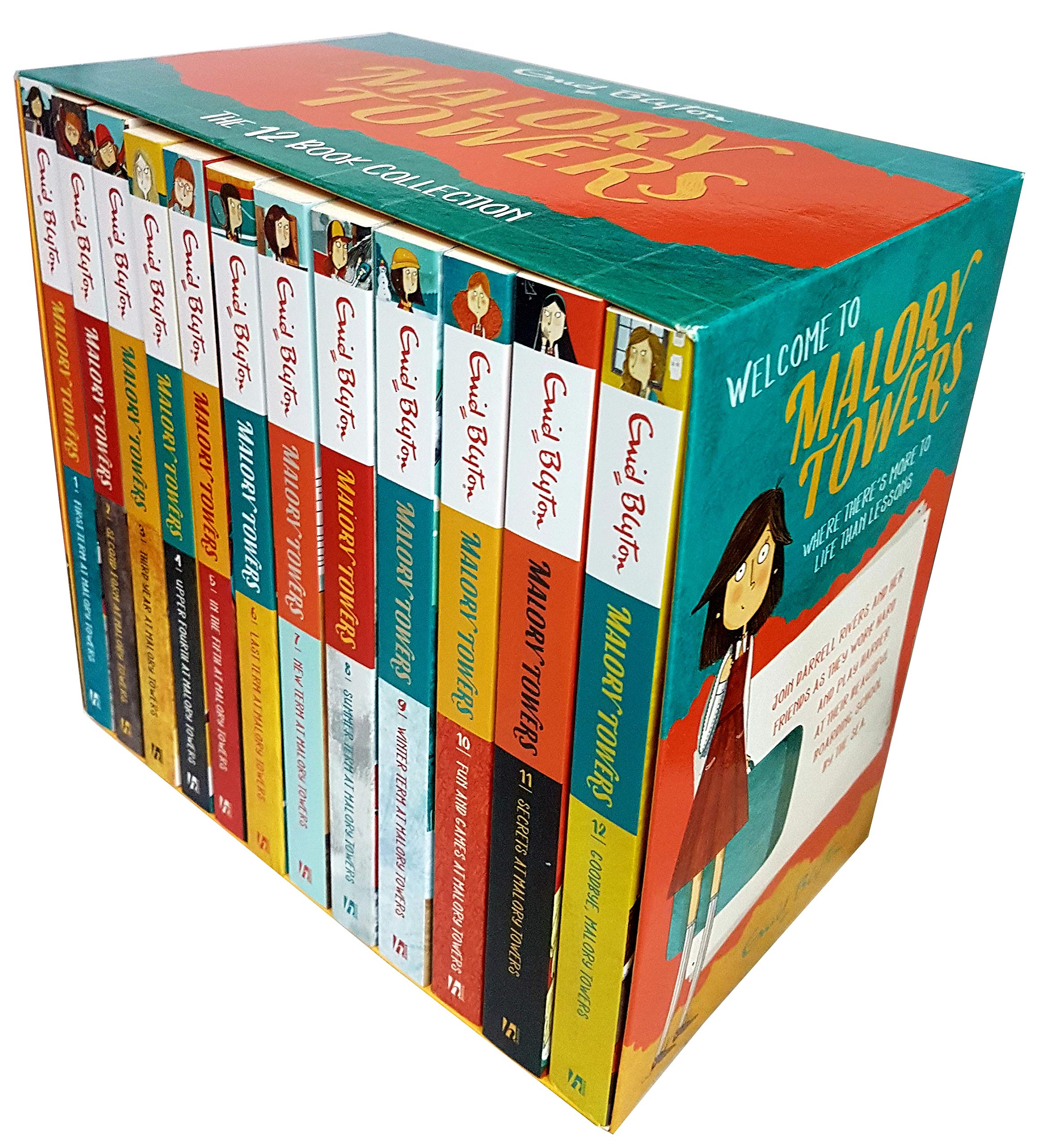 Enid Blyton Malory Towers Series 1-12 Books Collection Set Paperback - Lets Buy Books