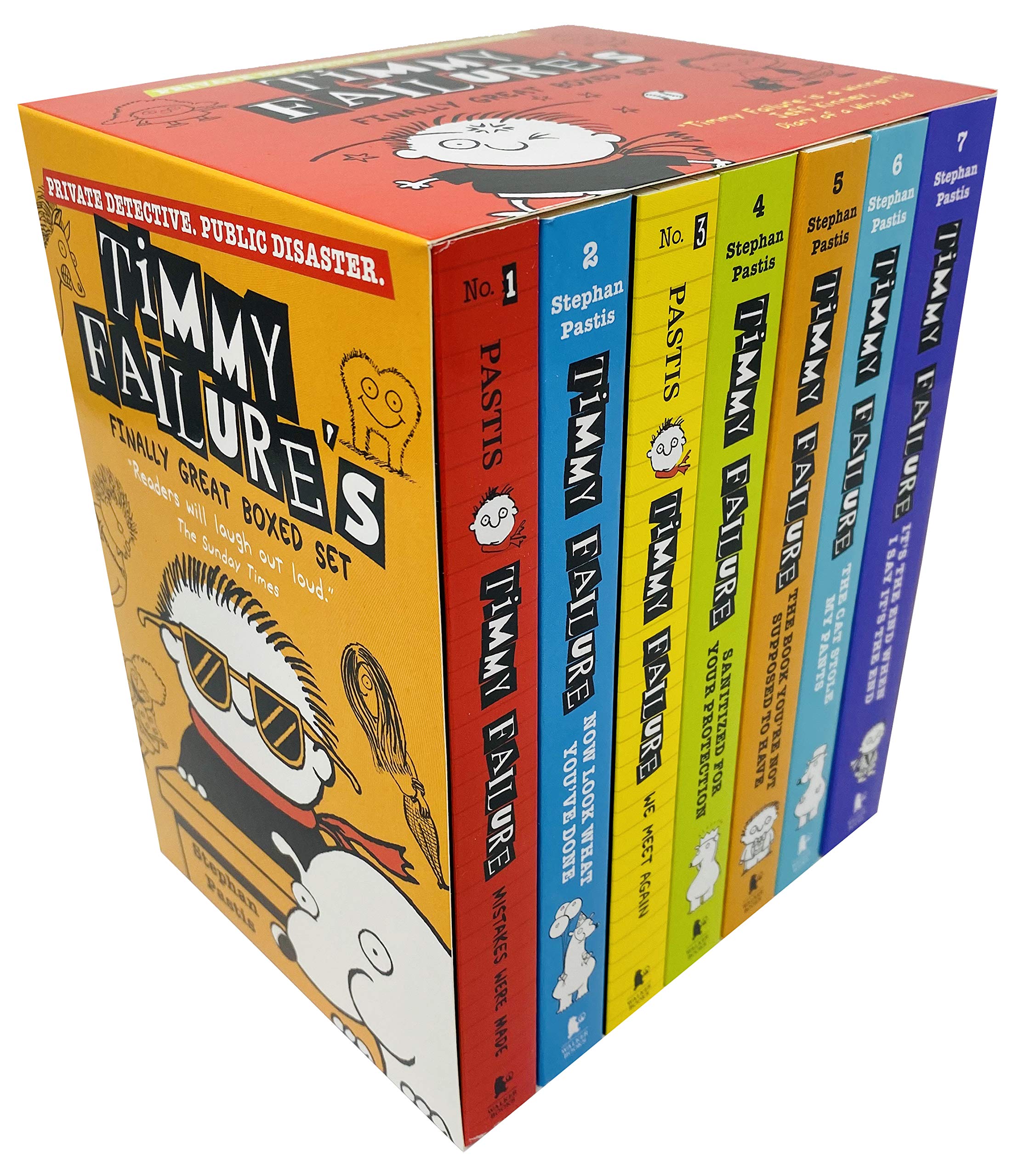 Timmy Failure's Finally Great Boxed Set Volume 1-7 Books Set Collection Series Paperback - Lets Buy Books