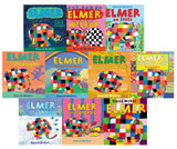 Elmer 10 book Collection Set by David McKee Children Picture Flats illustrated Paperback - Lets Buy Books