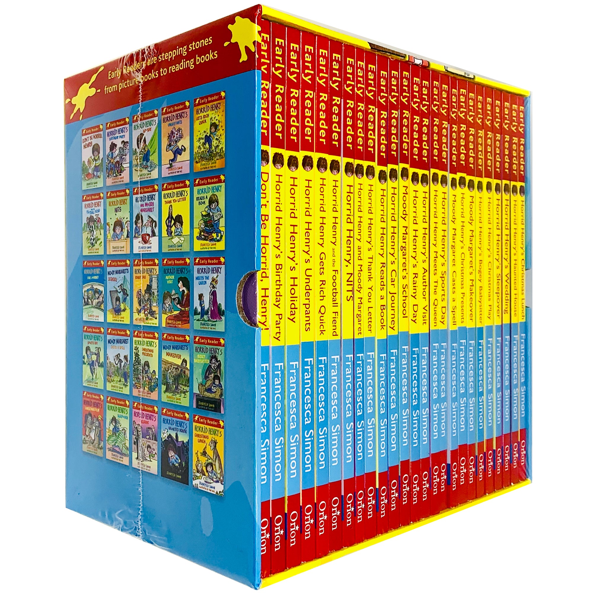 Horrid Henry Early Reader Set 25 Books Collection Box Set by Francesca Simon Paperback - Lets Buy Books