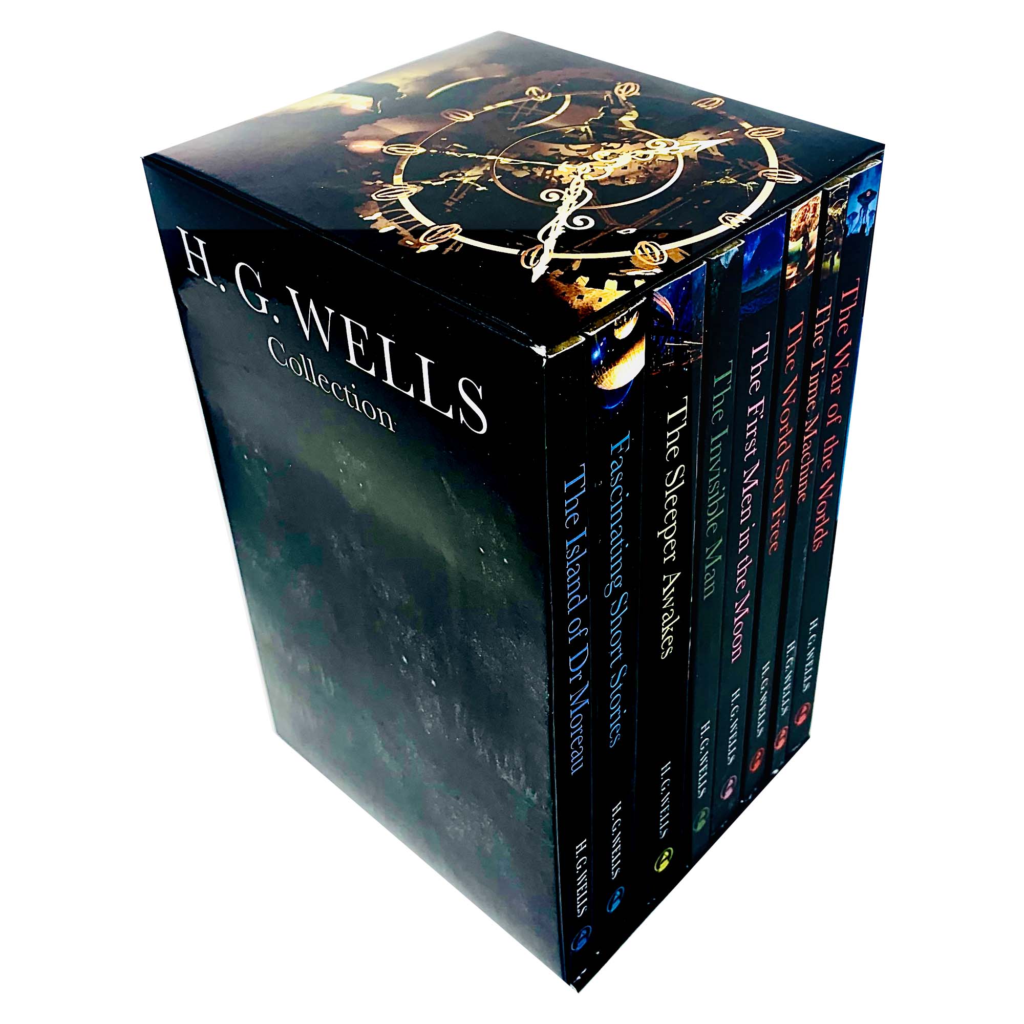 The Classic H. G. Wells Complete 8 Books Collection Box Set (Time Machine, World Set Free) - Lets Buy Books
