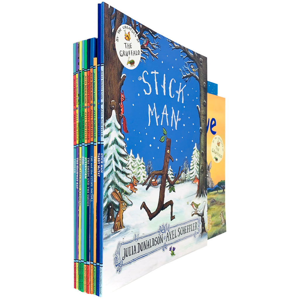 Julia Donaldson Early Readers 10 Books Collection Set ( Tiddler, Stick ...