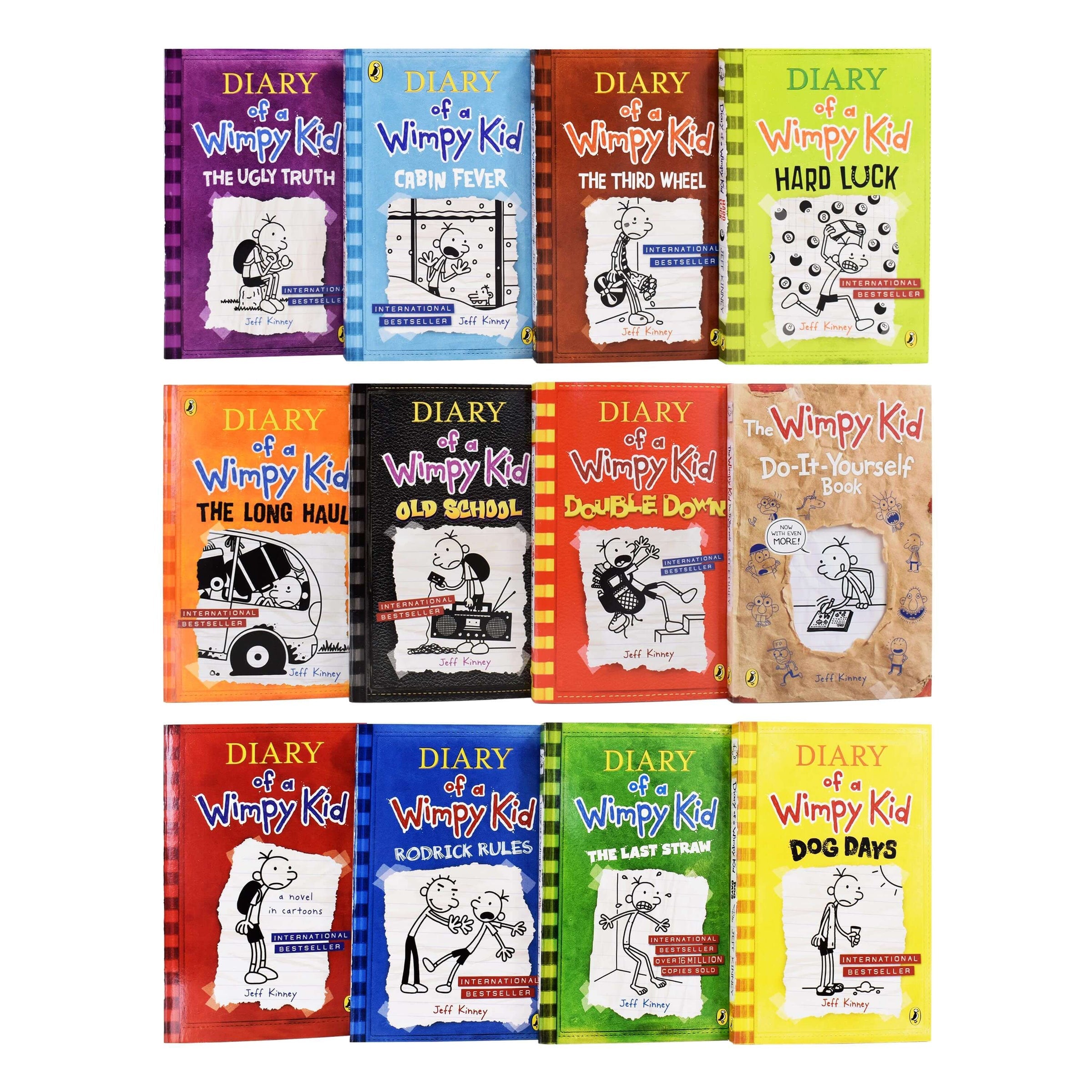 Diary of a Wimpy Kid Collection 12 Books Collection Set (Diary of a Wimpy Kid) Paperback - Lets Buy Books