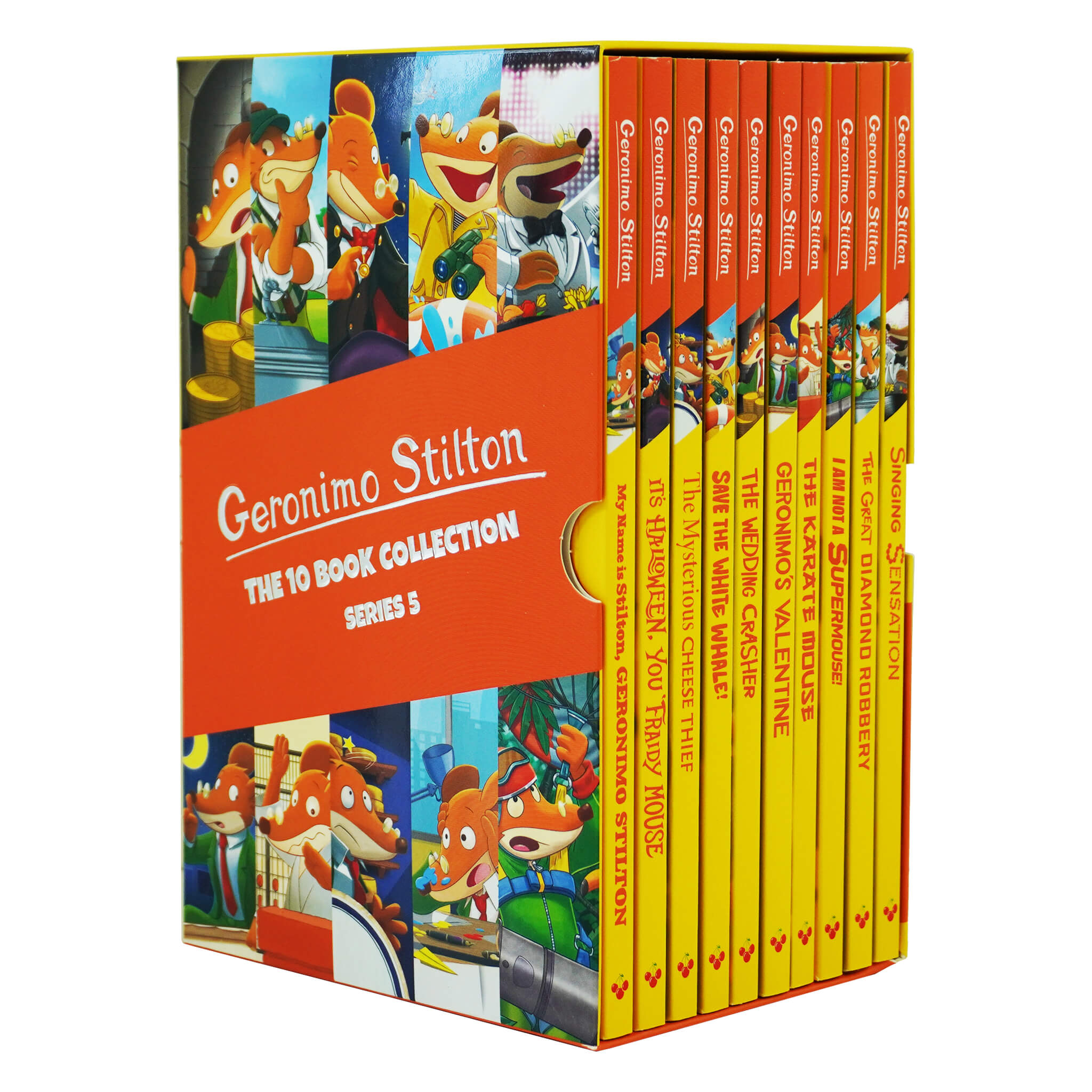 Geronimo Stilton 10 Books Collection Box Set Series 5 (My Name is Stilton, It’s Halloween) - Lets Buy Books