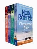 Nora Roberts Chesapeake Bay Series 4 Books Collection Set (Rising Tides) NEW - Lets Buy Books