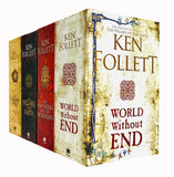 The Kingsbridge Novels 4 Books Collection Set by Ken Follett ( A Column of Fire ) NEW