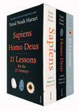 Yuval Noah Harari 3 Books Collection Box Set (Sapiens, Homo Deus, 21 Lessons) NEW - Lets Buy Books
