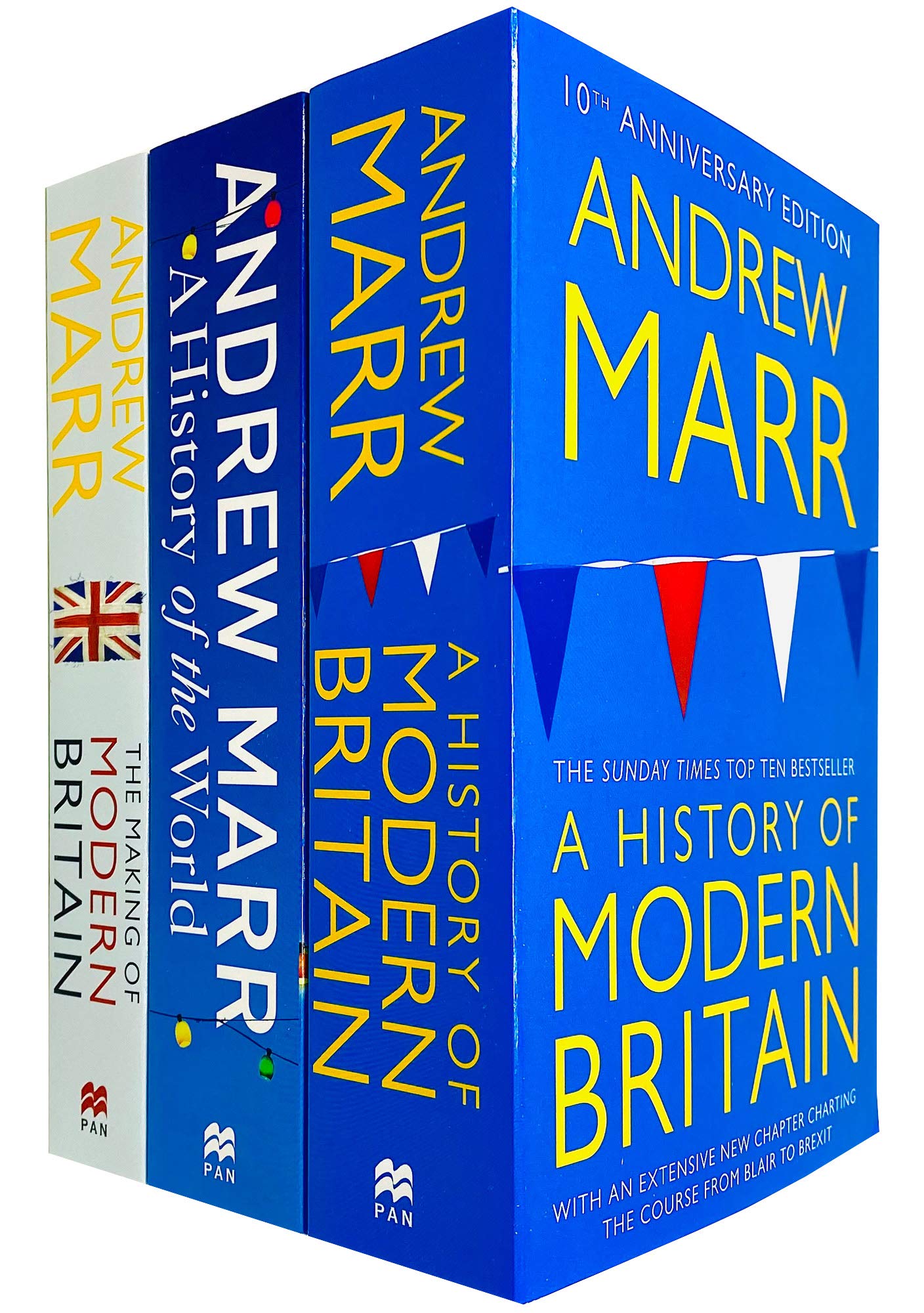 Andrew Marr 3 Books Collection Set paperback - The Making of Modern Britain, A History of the World, A History of Modern Britain