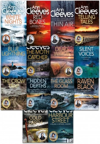 Ann Cleeves Vera Stanhope and Shetland 14 book paperback collection cover artwork
