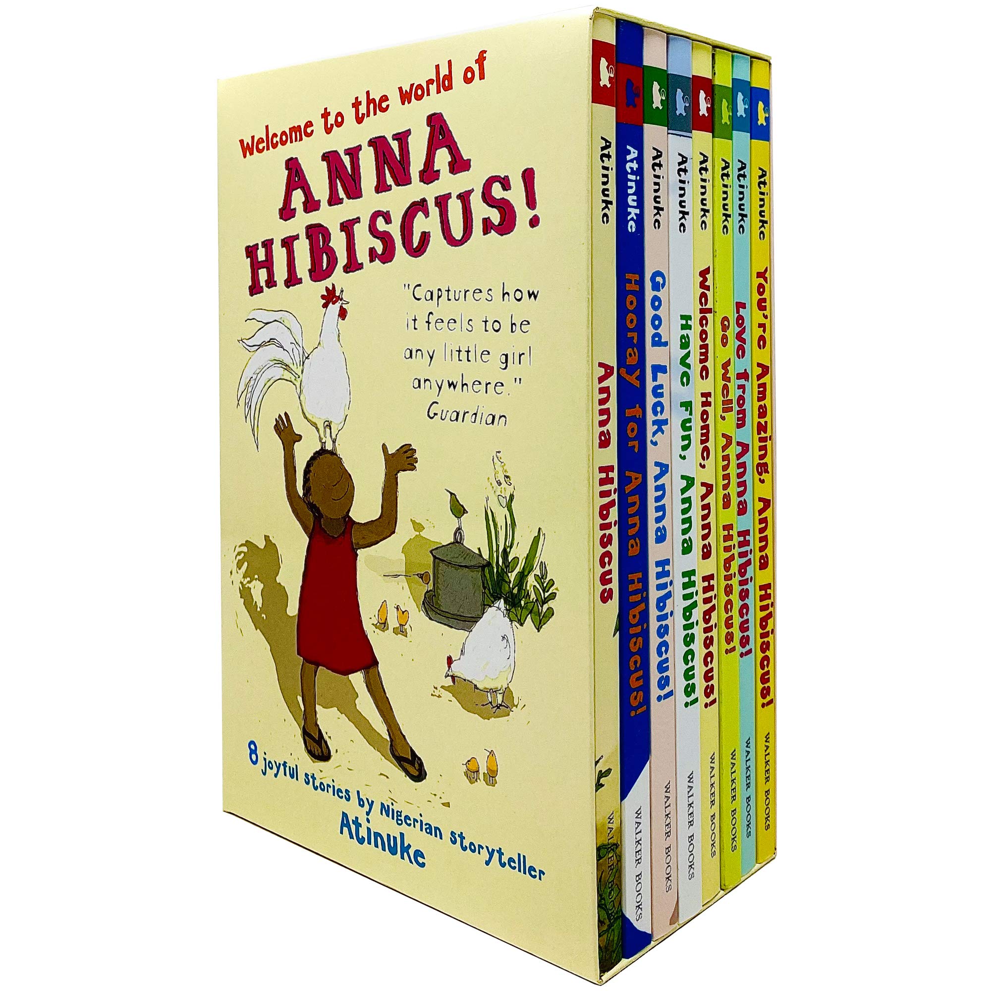Anna Hibiscus 8 Books Collection Set by Atinuke - Paperback chapter books for ages 7-9, brand new pack